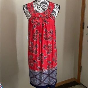 NWOT Three Pink Hearts dress